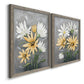 Summer Daisies I - Barnwood Framed Canvas Set