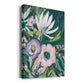 Purple Jungle Garden II Premium Gallery Wrapped Canvas - Ready to Hang