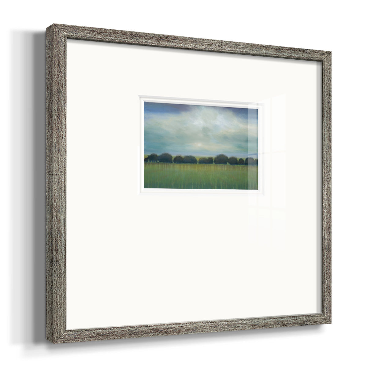 Greener Pastures- Premium Framed Print Double Matboard