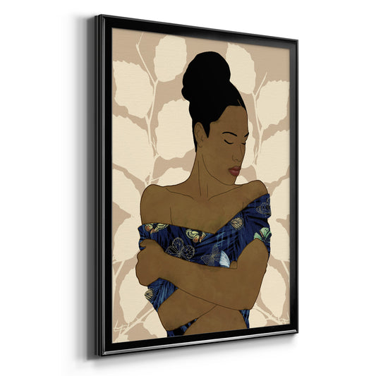 Ethnic Beauty II - Modern Framed Canvas Print