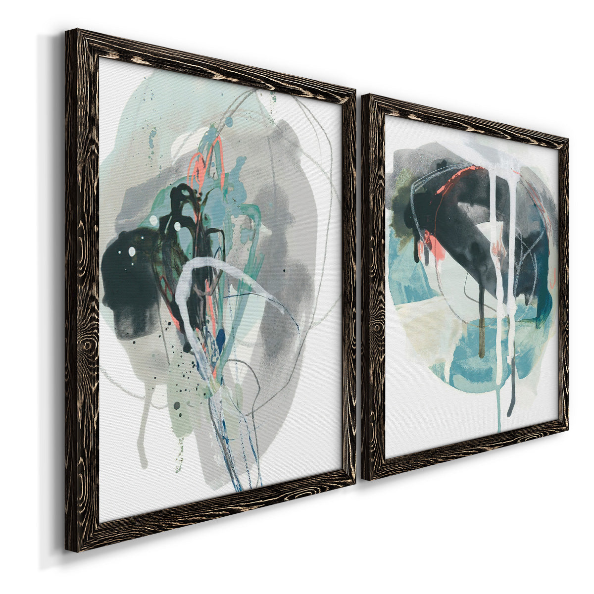 Stone Aperture I - Premium Framed Canvas 2 Piece Set - Ready to Hang