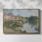 Les Andelys, Côte d'Aval, 1886 - Floater Framed Canvas Print