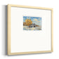 Autumn Barn- Premium Framed Print Double Matboard