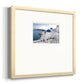 Santorini Sunrise Premium Framed Print Double Matboard