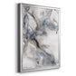 Marble Trance - Modern Framed Canvas Print