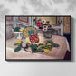 Still Life with Pineapple and Lemons, 1925 - Floater Framed Canvas Print