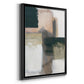 Marble Block Symmetry III - Modern Framed Canvas Print