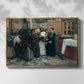 Kissing the Relic, 1893 - Floater Framed Canvas Print