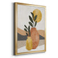 Adobe Moon II - Modern Framed Canvas Print