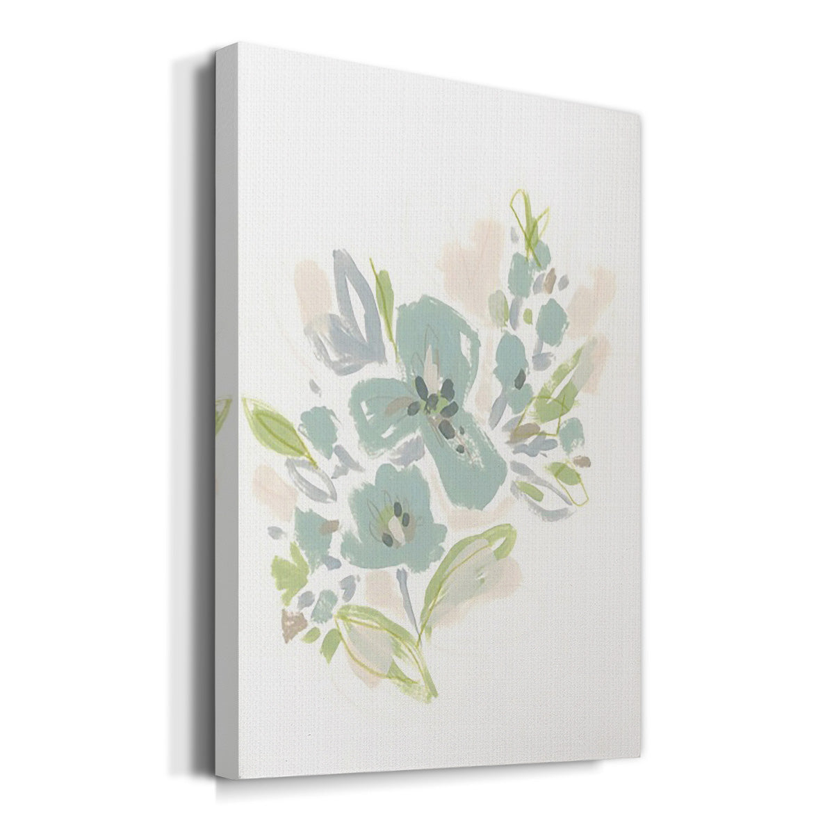 Seafoam Petals III - Canvas Art Print