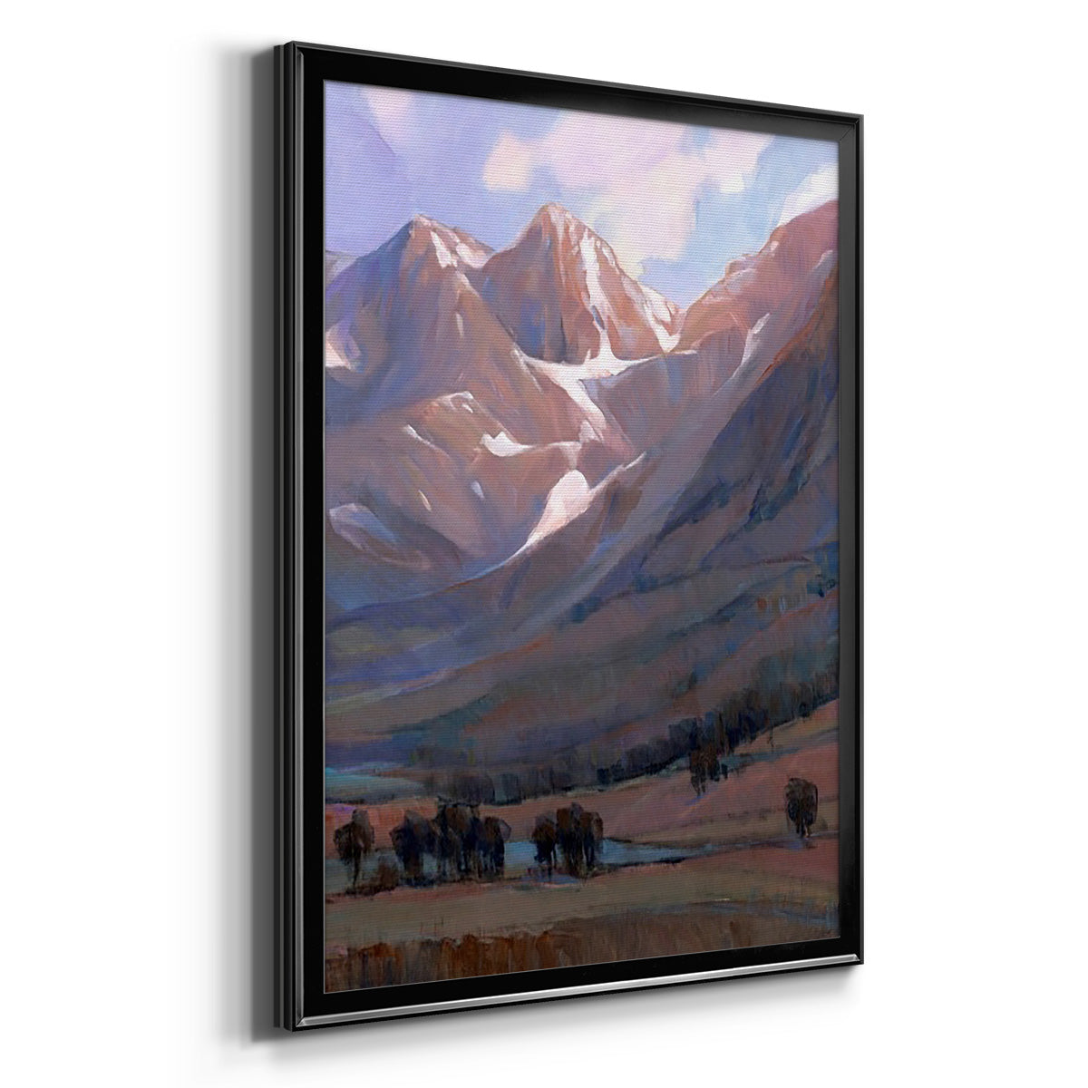 Epic II - Modern Framed Canvas Print