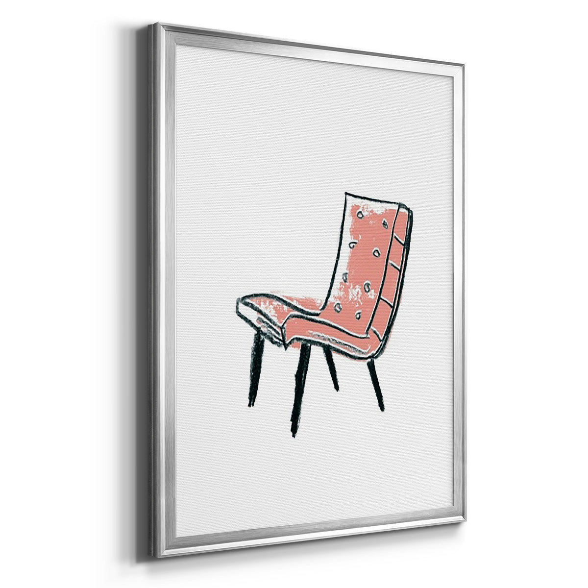 Take a Seat IX - Modern Framed Canvas Print