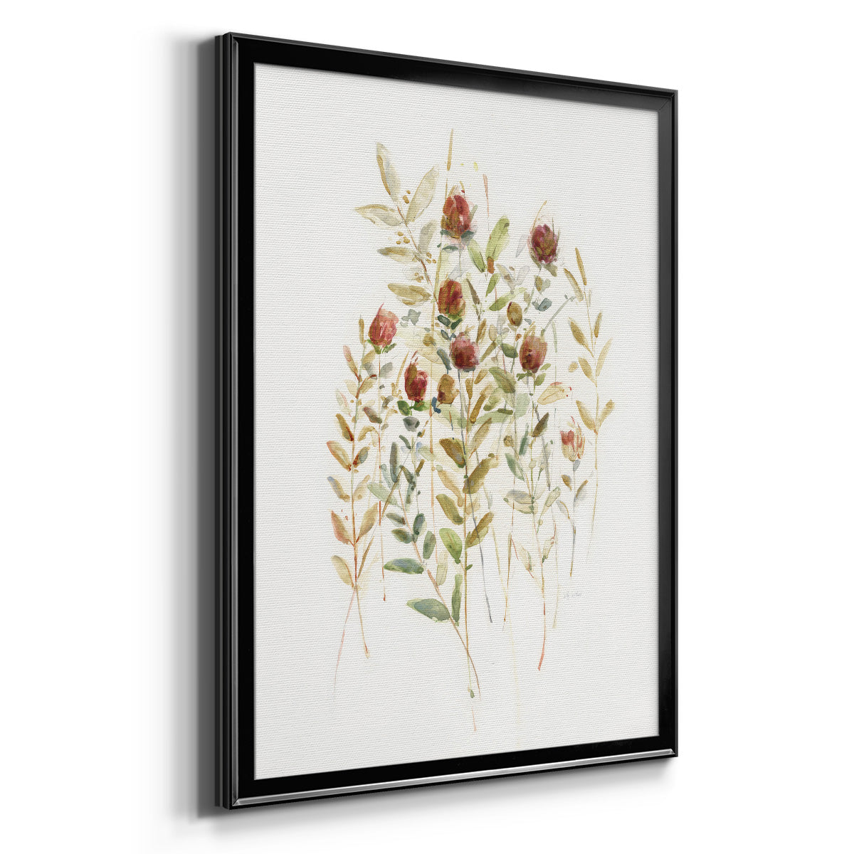 Wildflower Breeze II - Modern Framed Canvas Print