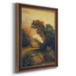 Landscape with Picnickers and Donkeys - Ornate Framed Canvas Print