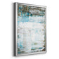 Beach Glass - Modern Framed Canvas Print
