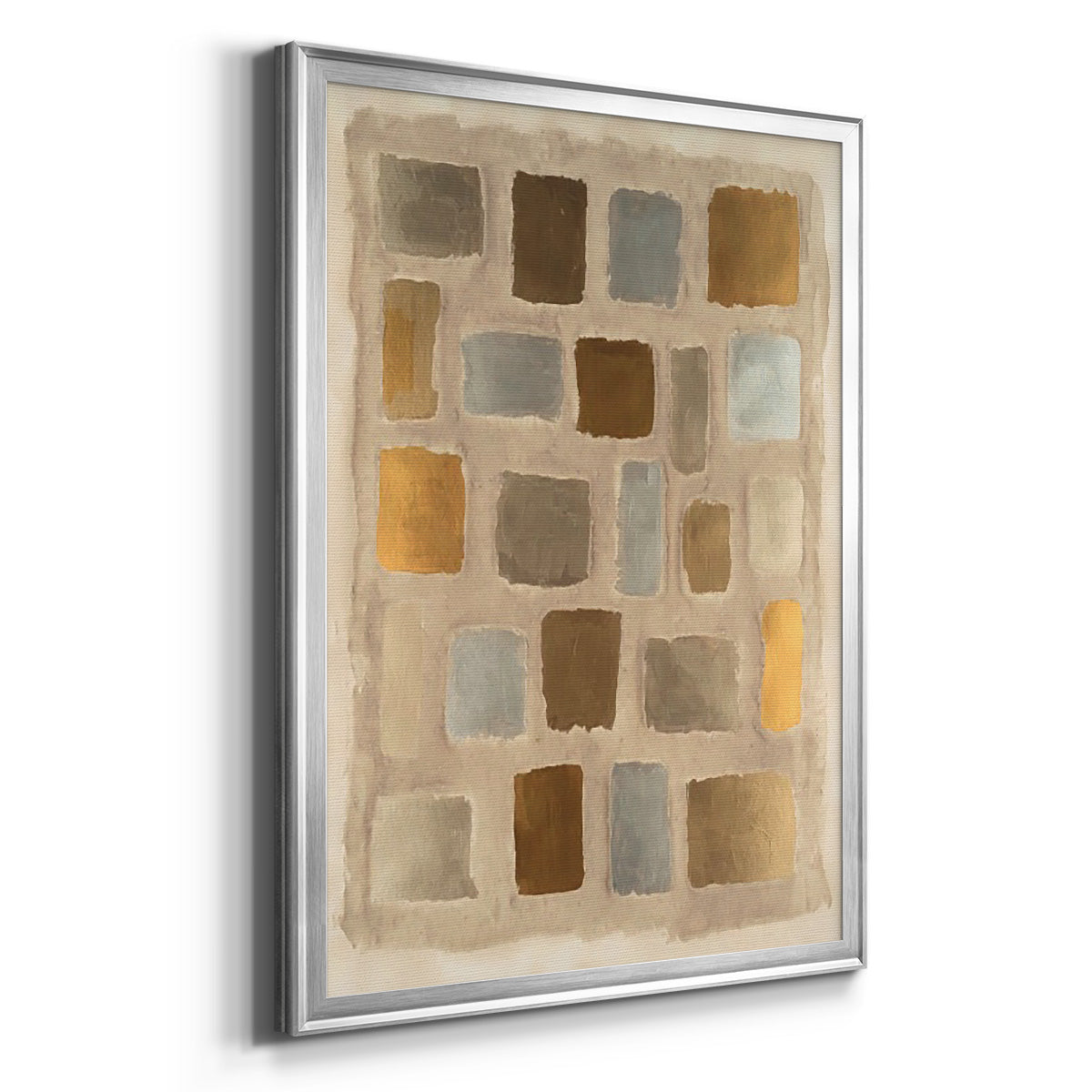 Sand Shaped II - Modern Framed Canvas Print