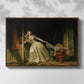 The Stolen Kiss (Le Baiser à la dérobée), c. 1788 - Floater Framed Canvas Print