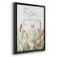 Love Meadow - Modern Framed Canvas Print