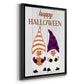 Halloween Gnomes - Modern Framed Canvas Print