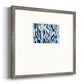 True Blue Wave II Premium Framed Print Double Matboard