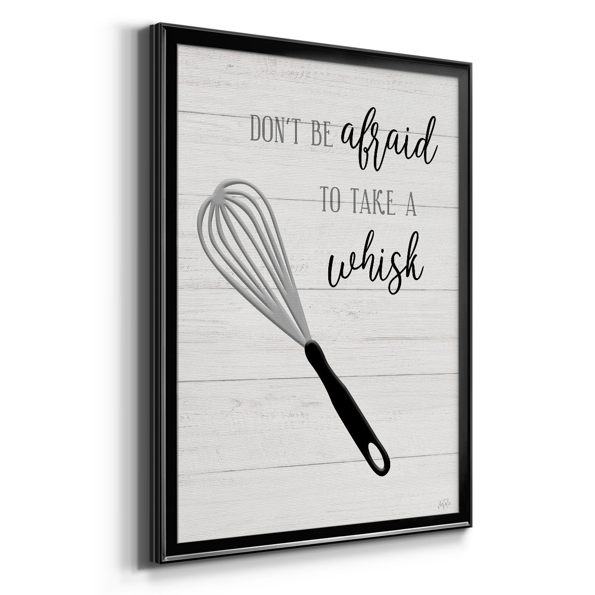 Take A Whisk - Modern Framed Canvas Print