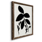 Silhouette Garden II - Premium Canvas Framed in Barnwood - Ready to Hang