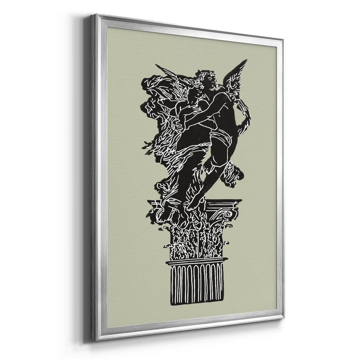 Magic Garden I - Modern Framed Canvas Print