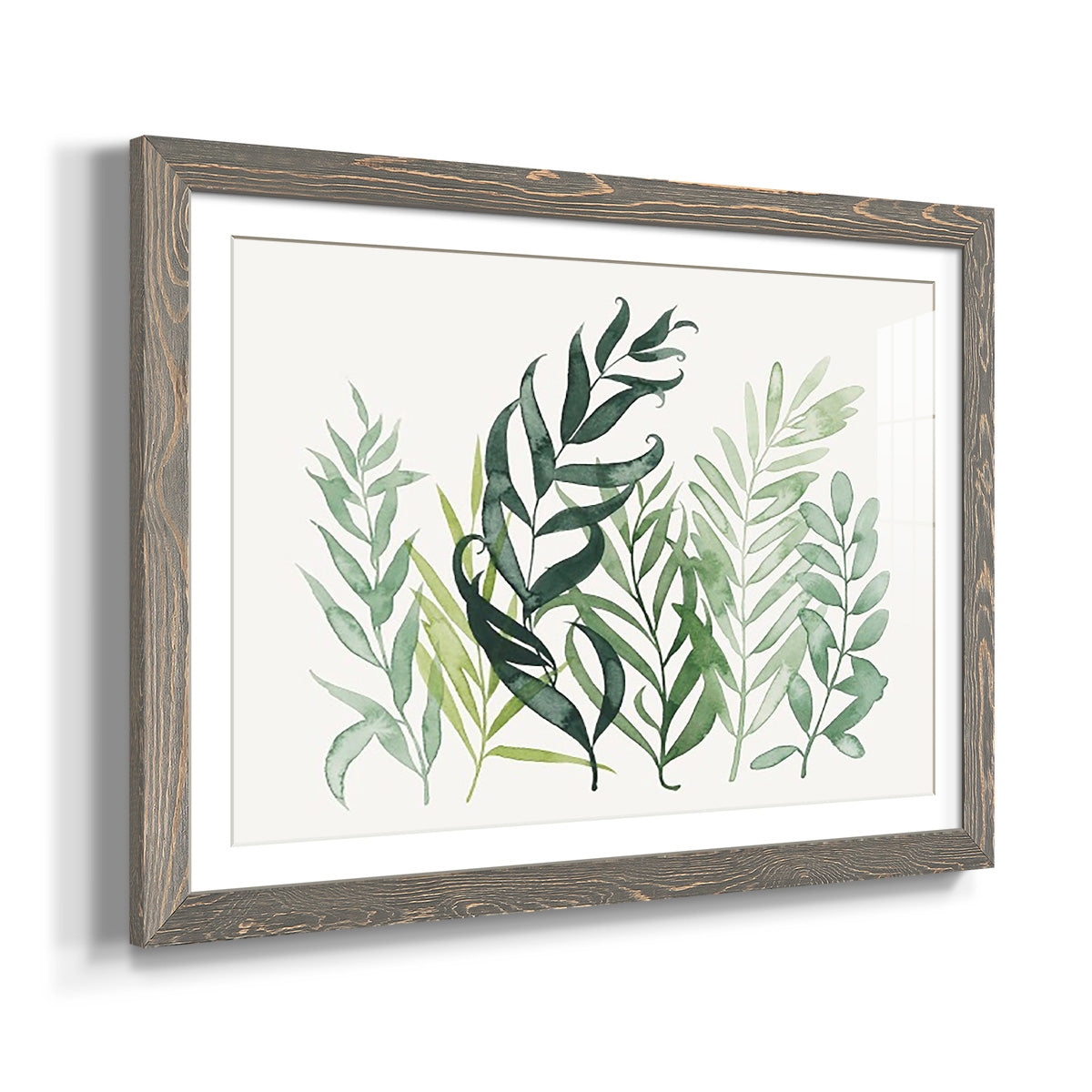 Vert Volunteers I - Barnwood Framed Art Print