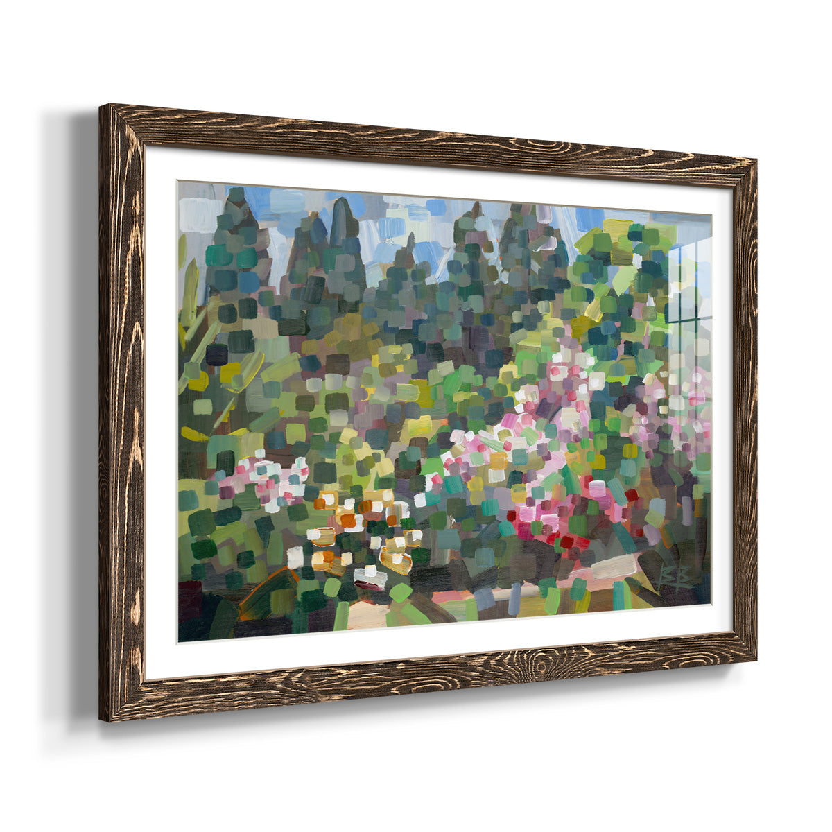 Arboretum in Spring-Premium Framed Print - Ready to Hang