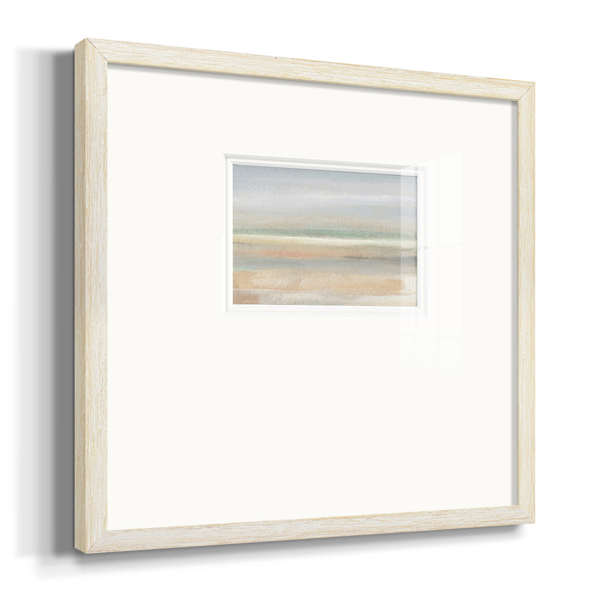 Soft Far Field Premium Framed Print Double Matboard