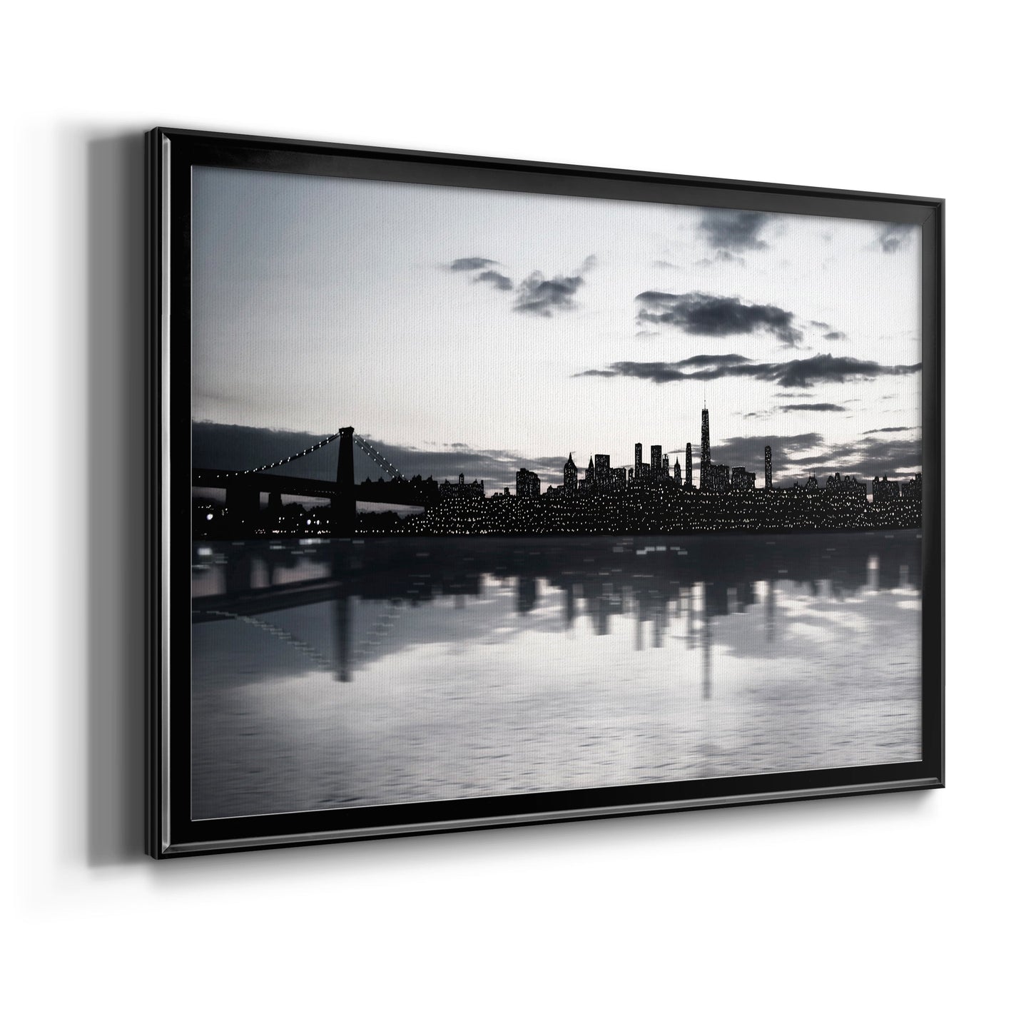 Shimmering Skyline Premium Classic Framed Canvas - Ready to Hang