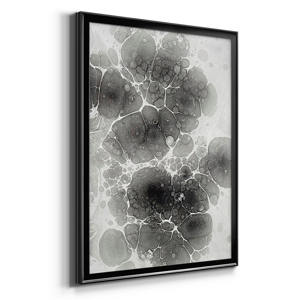 Marbling II - Modern Framed Canvas Print