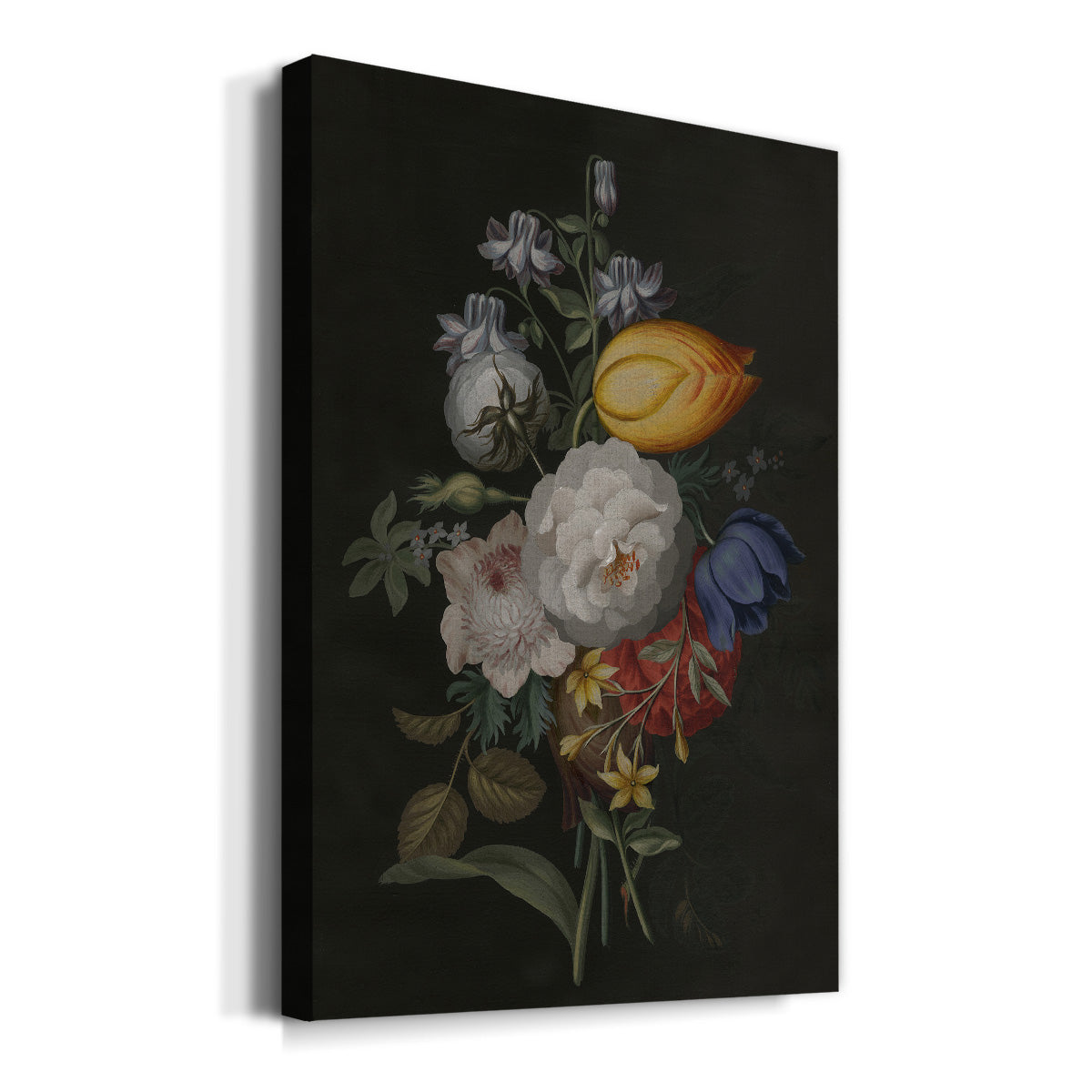 Dramatic Bouquet III Premium Gallery Wrapped Canvas - Ready to Hang