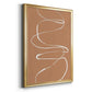 Terracotta Drift I - Modern Framed Canvas Print