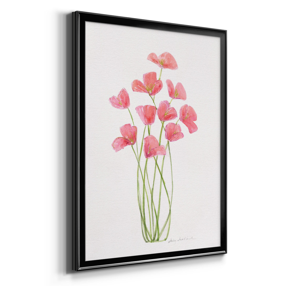 Intertwined Bouquet I - Modern Framed Canvas Print