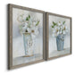 Fleuriste Francais I - Premium Framed Canvas 2 Piece Set - Ready to Hang