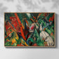 In the Rain, 1912 - Floater Framed Canvas Print