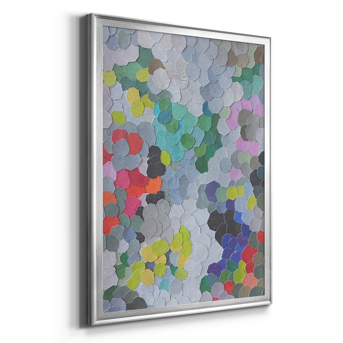 Buckingham Gardens - Modern Framed Canvas Print