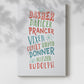 Reindeer Names  - Multicolor Light Gray - Gallery Wrapped Canvas