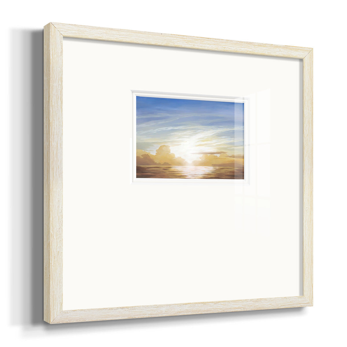 Luminous Waters III - Double Matboard Framed Print