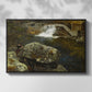 By the Mill Pond (En Mølledam), 1850 - Floater Framed Canvas Print