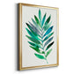 Palm Frond Flow III - Modern Framed Canvas Print