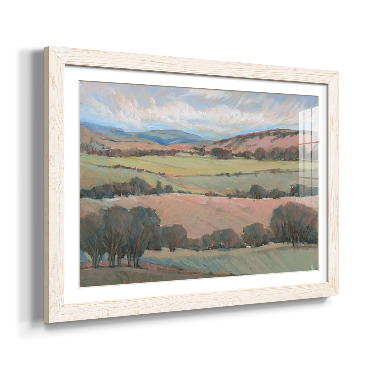 Hilly Countryside I - Barnwood Framed Art Print