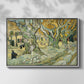 The Large Plane Trees (Road Menders at Saint-Rémy), 1889 - Floater Framed Canvas Print