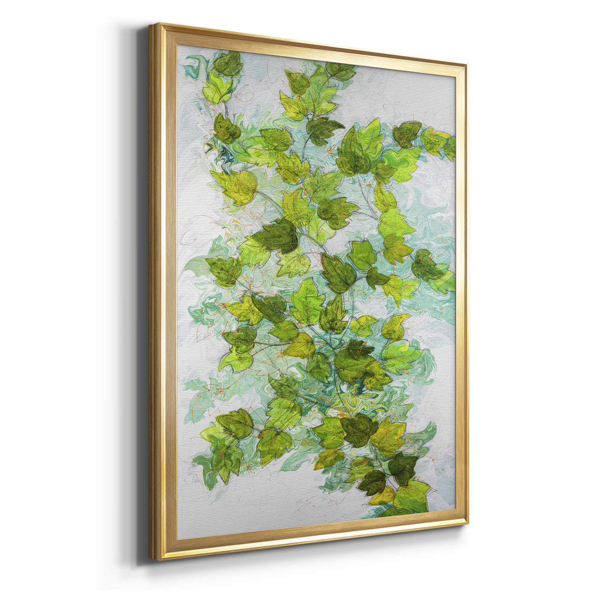 Ivy - Modern Framed Canvas Print