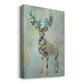 Fantastic Florals Deer, Full - Canvas Art Print