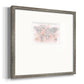 Pink Cheetah Map Premium Framed Print Double Matboard