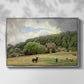 Farm with Grazing Cows (Bondegård med beitende kuer), 1892 - Floater Framed Canvas Print