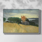 Fields of Wheat in Cagnes, 1918 - Floater Framed Canvas Print