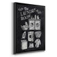 Laundry Room - Modern Framed Canvas Print